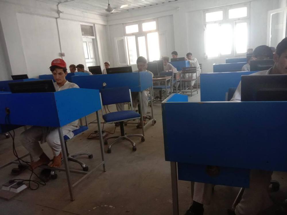 Focused practice — IT Lab, GHS Jijal