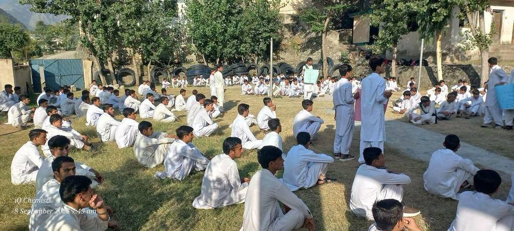 Learning in front of everyone — GHS Jijal